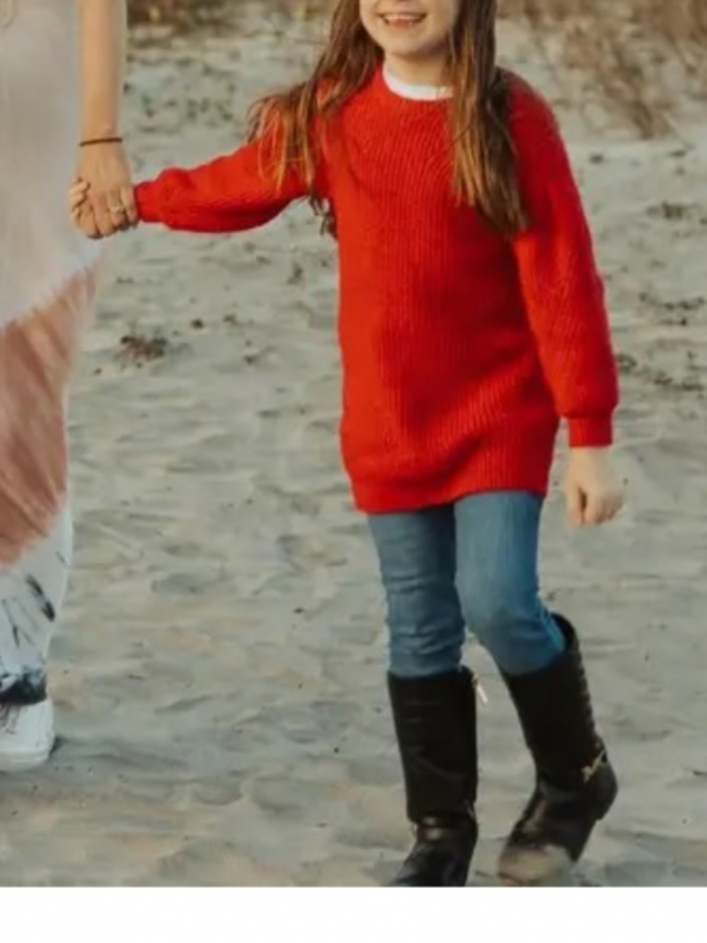 Red sweater